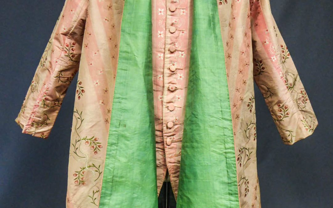 Banyan et veste en lampas de soie – France – Circa 1750/1770