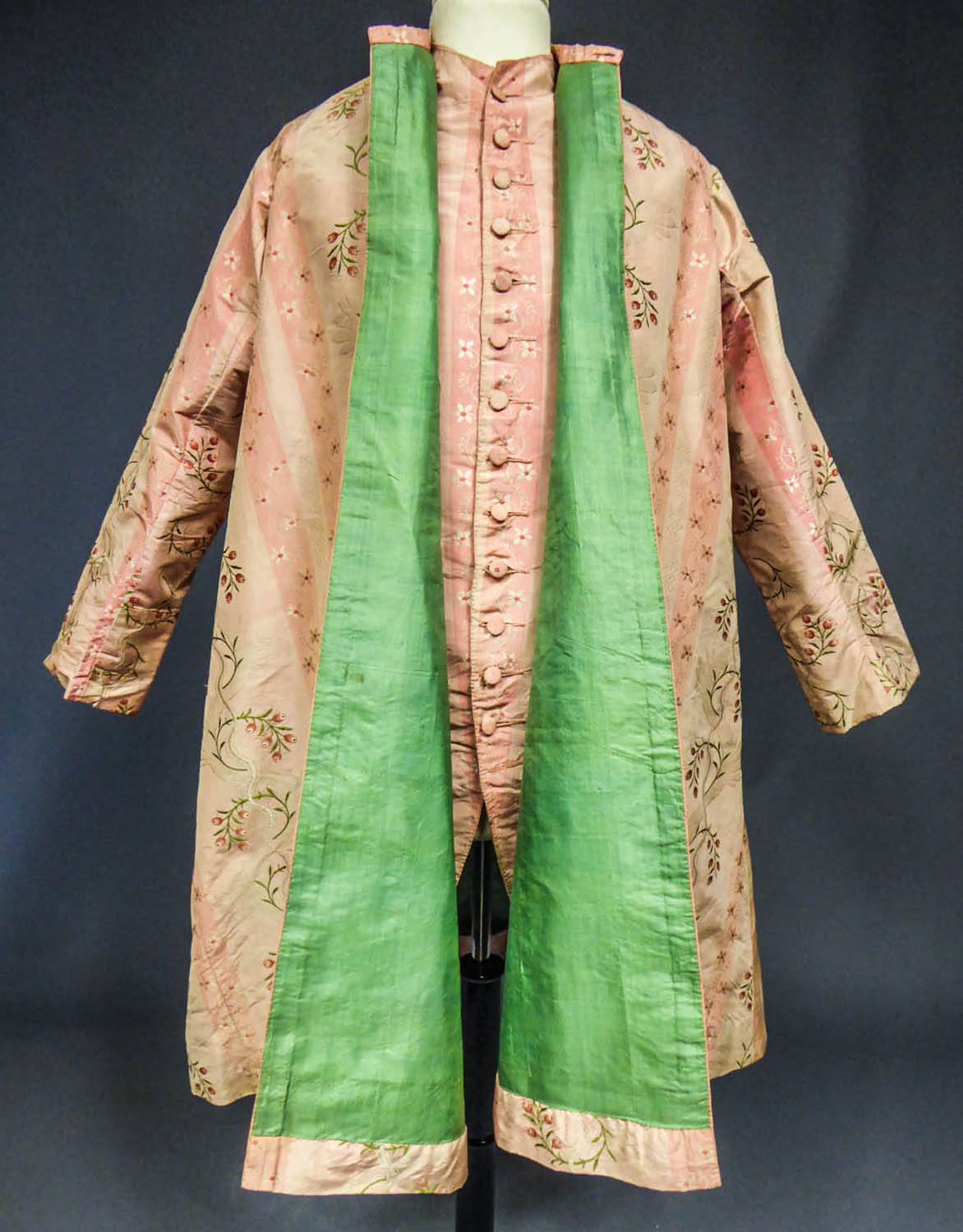 Banyan et veste en lampas de soie – France – Circa 1750/1770